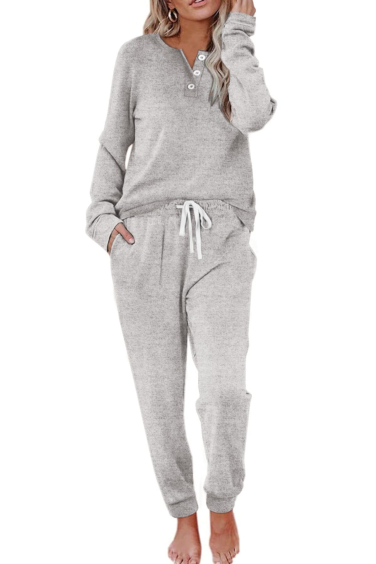 Aamikast Women's Pajama Sets 2 Piece Sleepwear