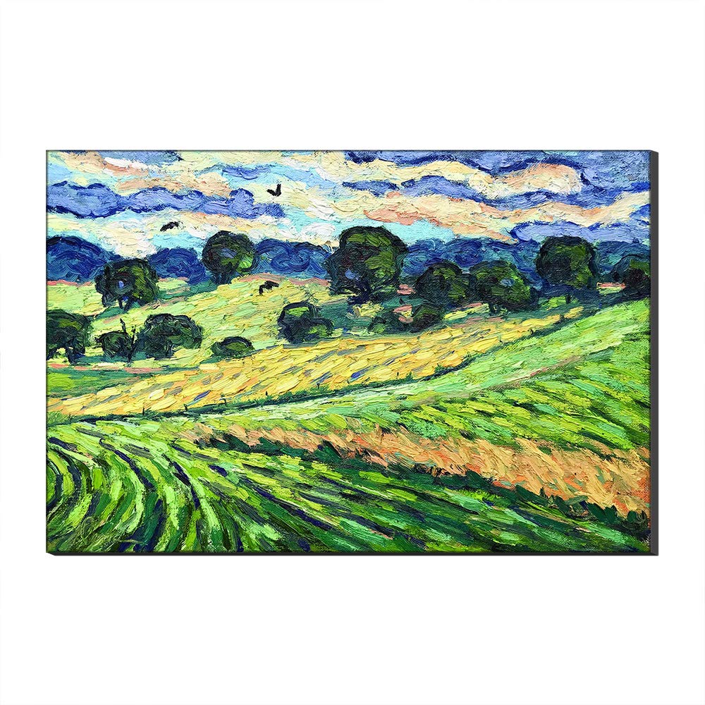 Tableaux sur toile Van Gogh de paysage pour salon élégant et moderne