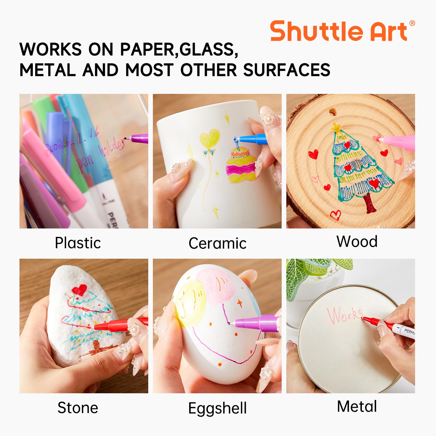 Amazon | Shuttle Art 油性ペン 30色セット 極細 0.5mm カラーペン