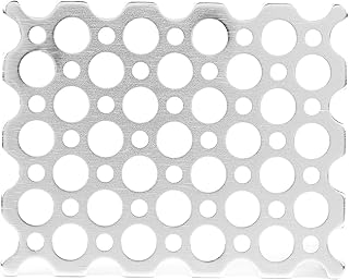 Hole Plate Robot Plate, 2Pcs 4x5 Hole Plate, Aluminum Hole Plate, for Robotics Parts, 64x80x2mm / 2.52x3.15x0.08in