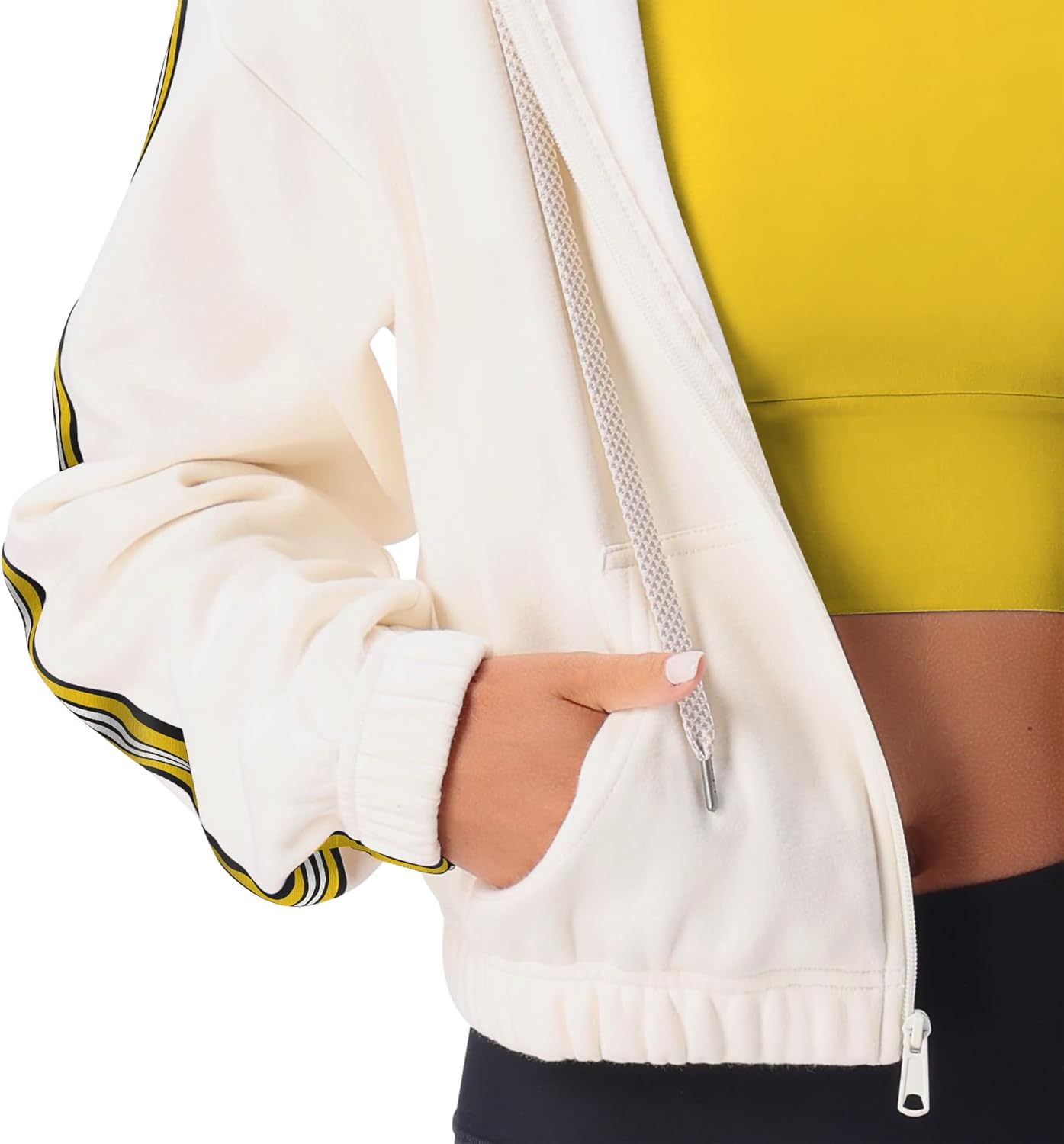 CERTO NCAA Women's Fleece Zip-Up Hoodie Jacket, Soft Full-Zip Sweatshirt, Warm Athletic Outerwear - Image 5