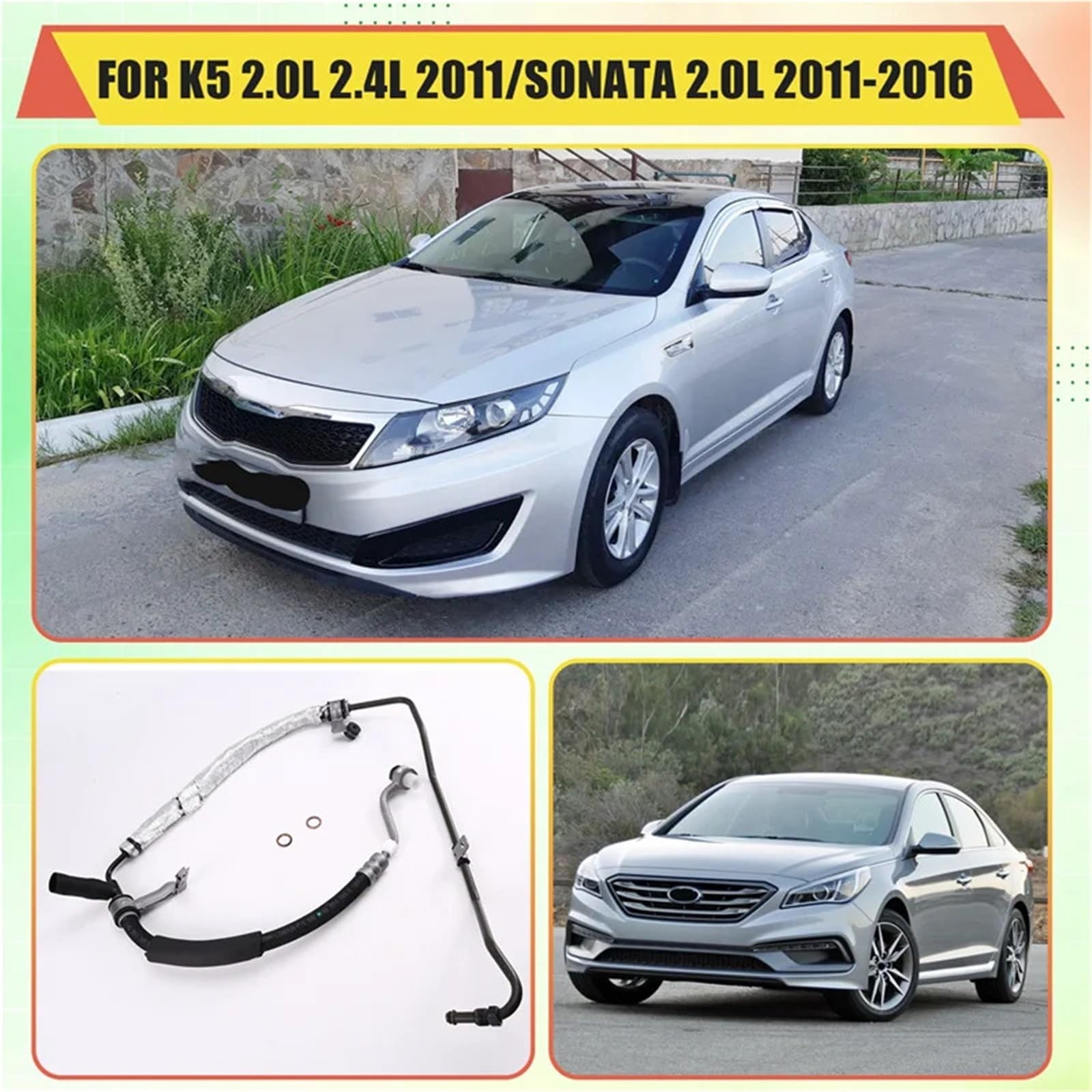 Pompa ciśnieniowa wspomagania 7510-4Q000 75104Q000 Wąż wspomagania kierownicy do samochodów Kia K5, pasuje Hyundai, Sonata 2.0L 2011-2016