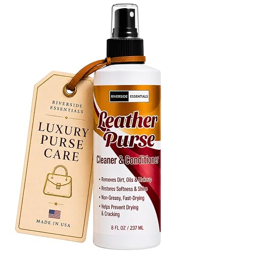 Leather Purse Cleaner & Conditioner (8oz) – High End 3-in-1