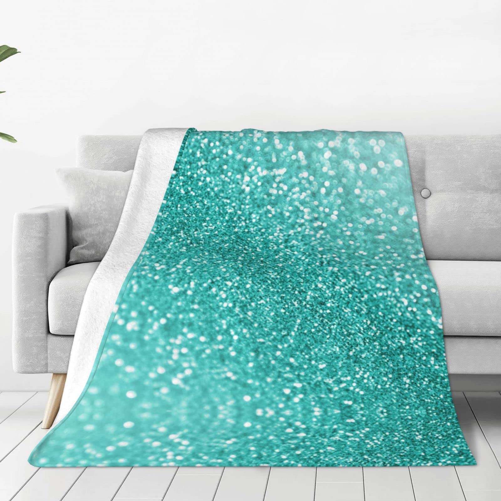 Plaid canapé en flanelle douce et scintillante pour vos soirées cocooning