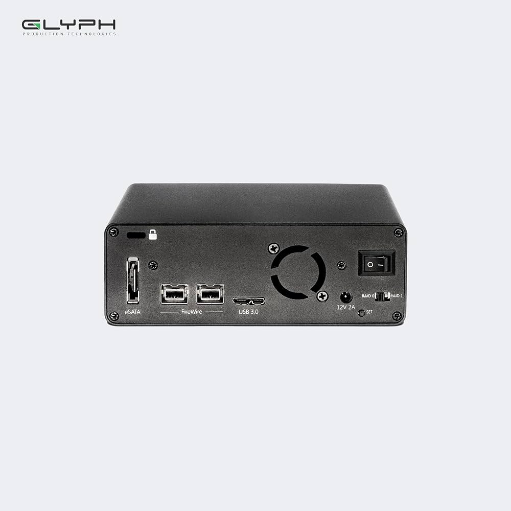GLYPH Glyph StudioRAID 外付けハードディスク 4TB Amazon | Glyph Studio RAID SR4000 4TB External Hard Drive