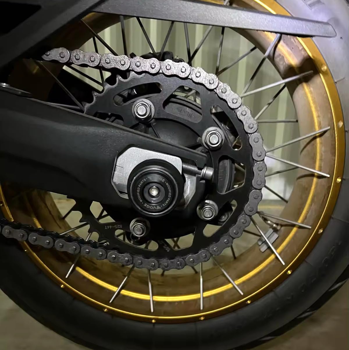 Motorrad Zubehör Vorderachse Gabelschutz für Voge Valico DS900X DS525X 900 525 DSX DSX525 DSX900 2024 2025 Sturzpads Radschutz Kollisionsschutz Dekorative Achsabdeckungen (Grau)