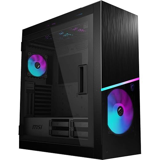 MSI MPG SEKIRA 500X Tempered Glass E-ATX ARGB Aluminum Full Tower Gaming Computer Case