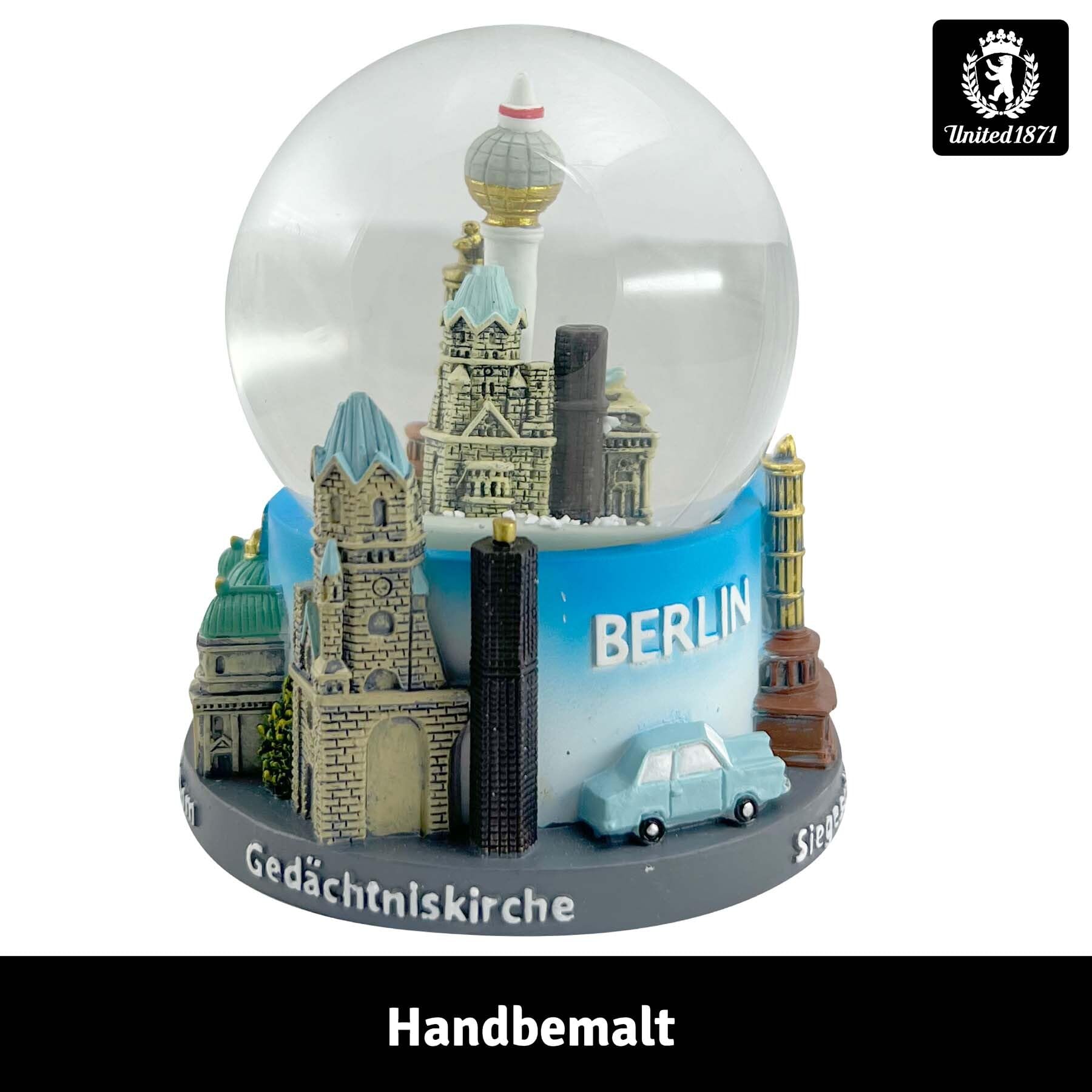 Sfera di neve di Berlino, souvenirs, Snowglobe, Souvenir Germania, souvenir in Germania in confezione regalo, 86102