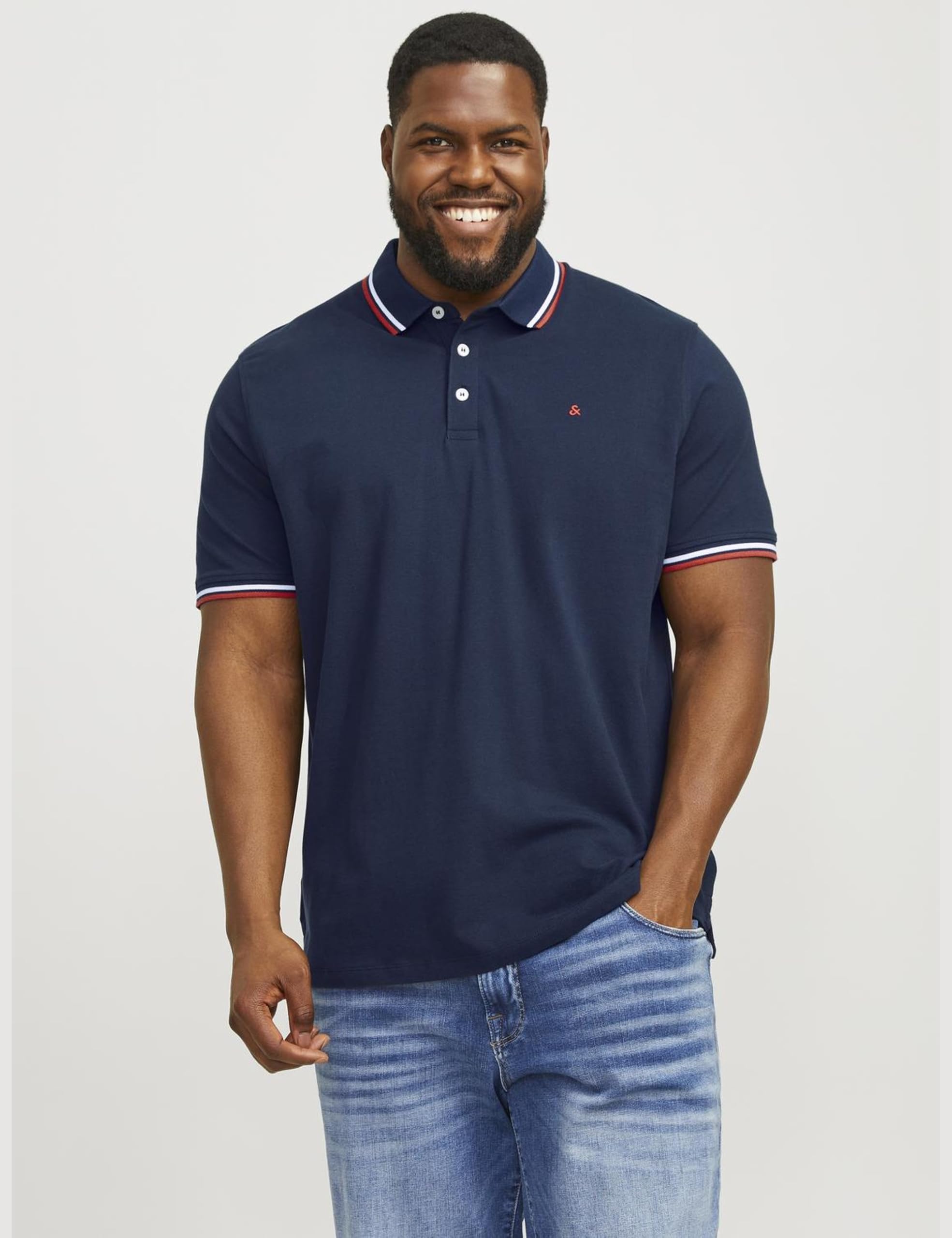 Jack & Jones Jjepaulos Polo SS Noos Pls Jjepaulos Polo SS Noos Pls Homme (Lot de 1)