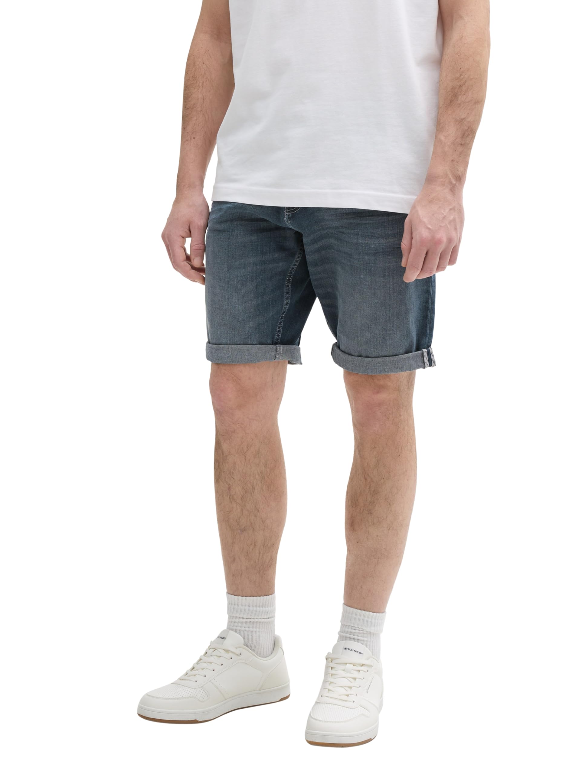Tom Tailor Herren TTJOSH Regular Slim Jeans Shorts