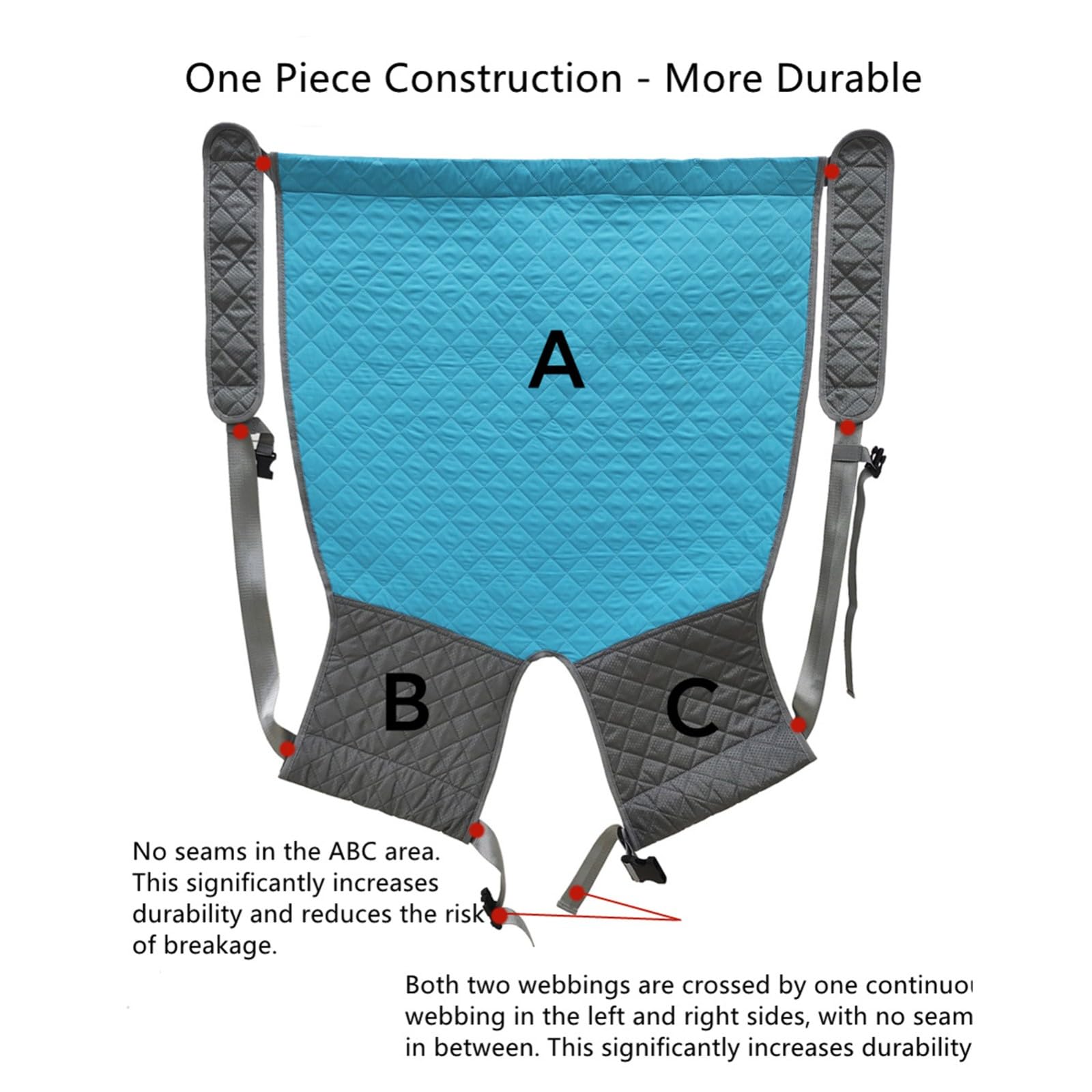 Imbracatura For Il Sollevamento Di Tutto Il Corpo, Progettata Ergonomicamente For Stabilità E Sicurezza Adatta For Trasferimenti E Docce