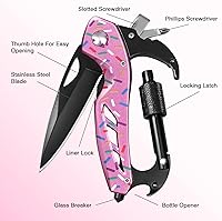 Vista 4 de Cuchillo multiherramienta FUNBRO, regalos para esposa (Donut)