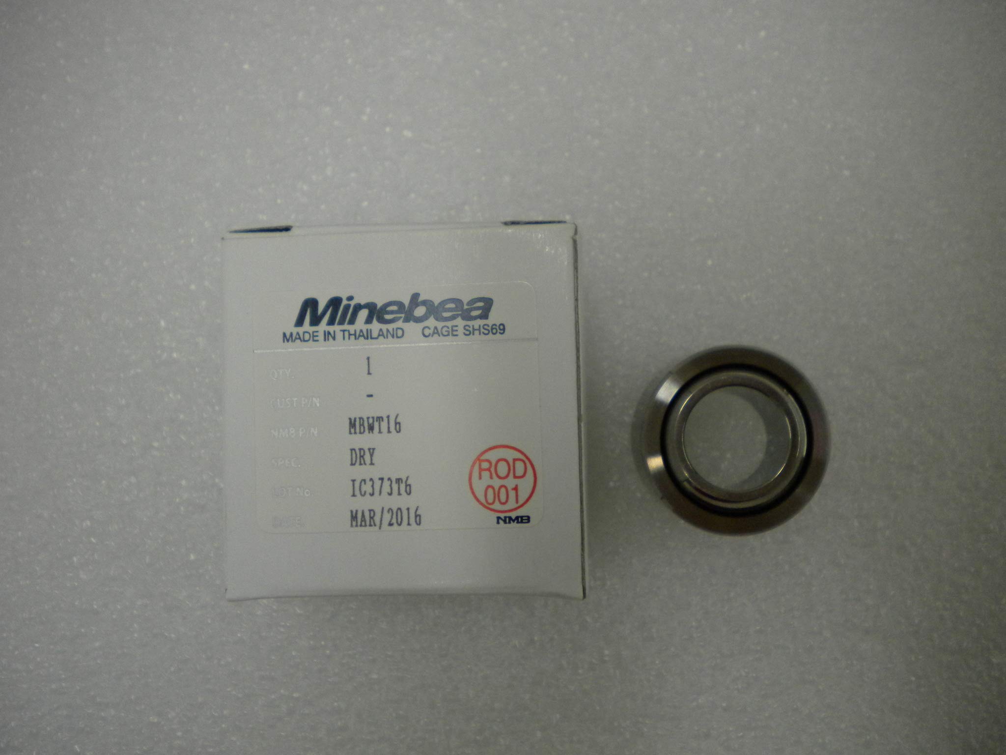 Amazon.co.jp: ミネベア NMB スフェリカルベアリング MBWT16 : 産業