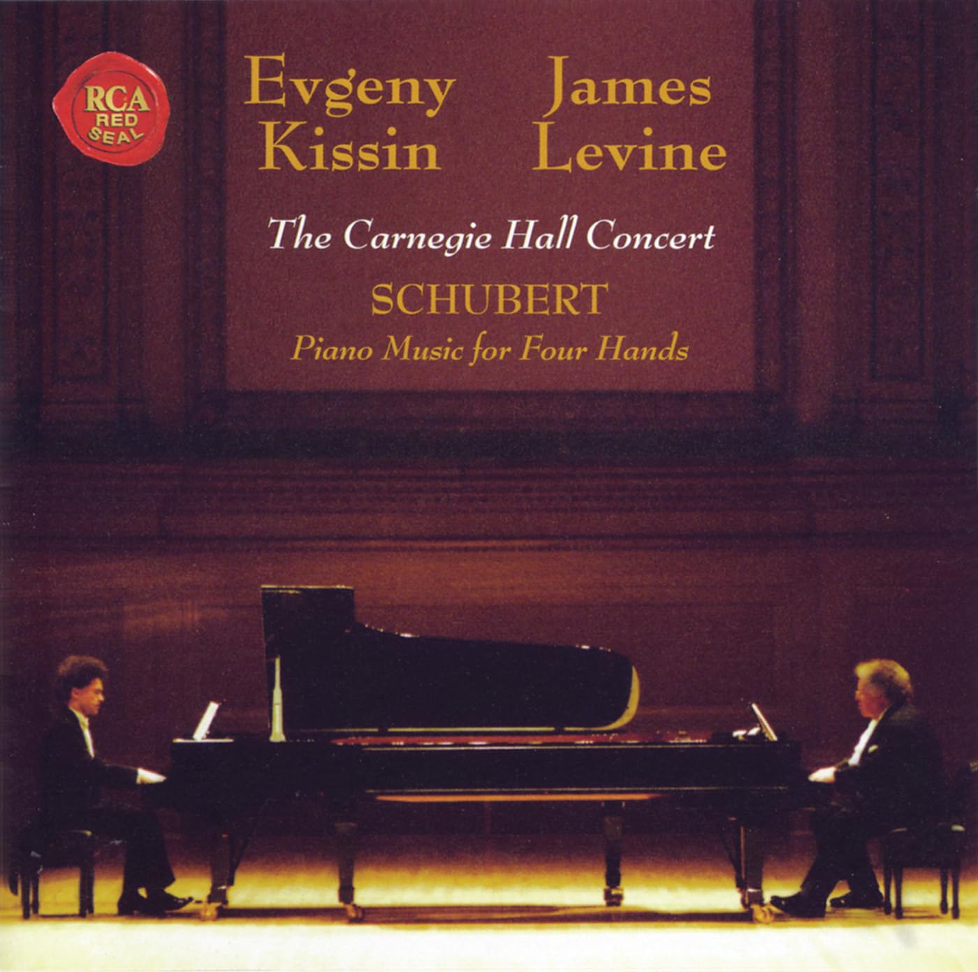 Schubert: Piano Music For Four Hands [Audio CD] Evgeny Kissin and James Levine; Kissin;Levine and Schubert Franz