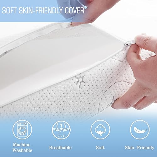 Miniatura 3 de Colchón de 38 x 26 pulgadas, portátil para bebé Pack N Play con funda lavable y bolsa de viaje