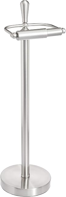 Amazon Basics Brushed Steel Bathroom Accessory Collection - Toilet Paper Holder