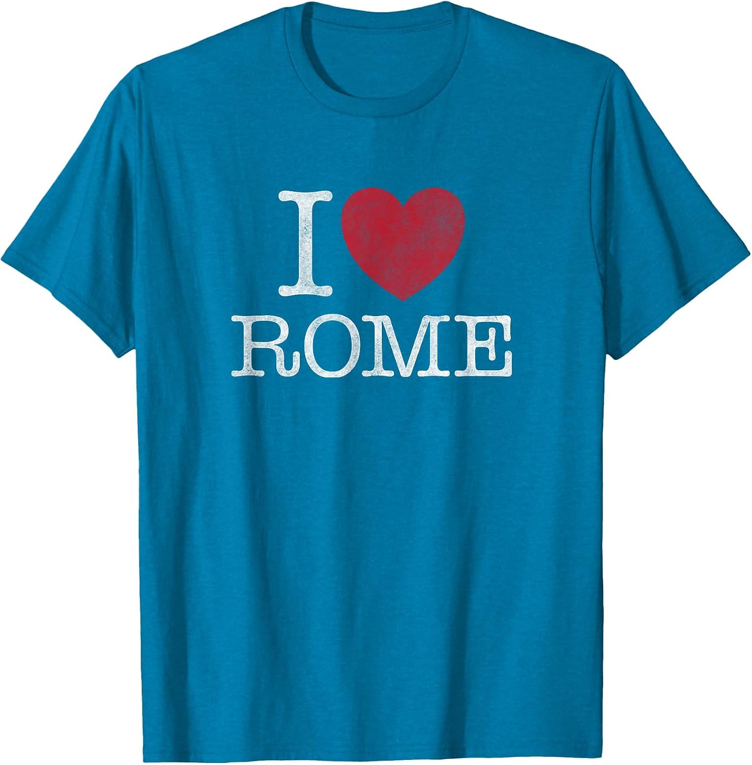 I Heart Rome Italy Vintage Distressed T Shirt T-Shirt