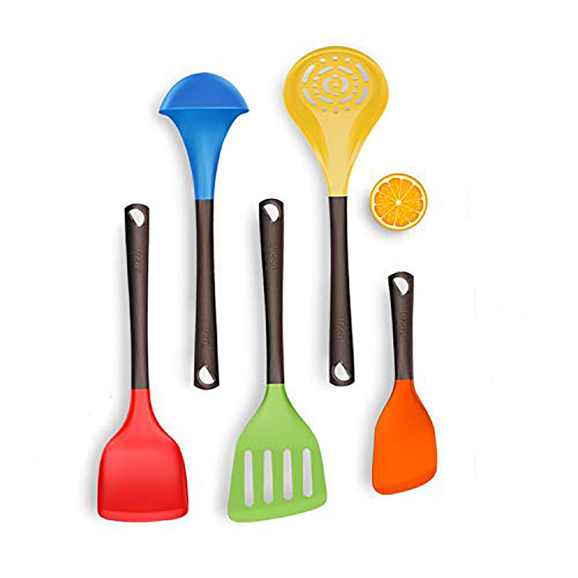 Liflicon Silicone Spatula Set, 12 in, Dishwasher Safe