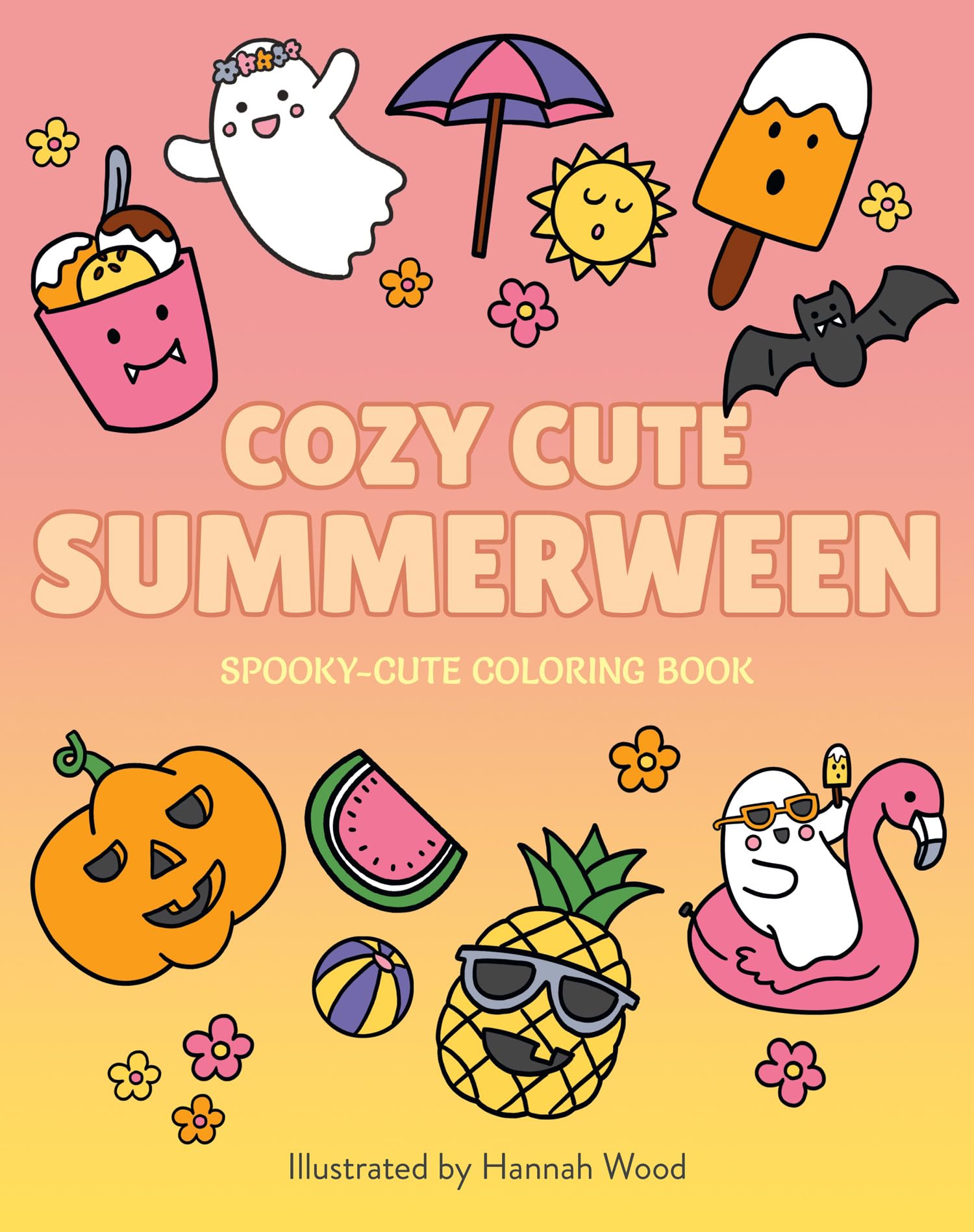 Cozy Cute Summerween: Spook up your summer with this bold and easy cozy colouring book