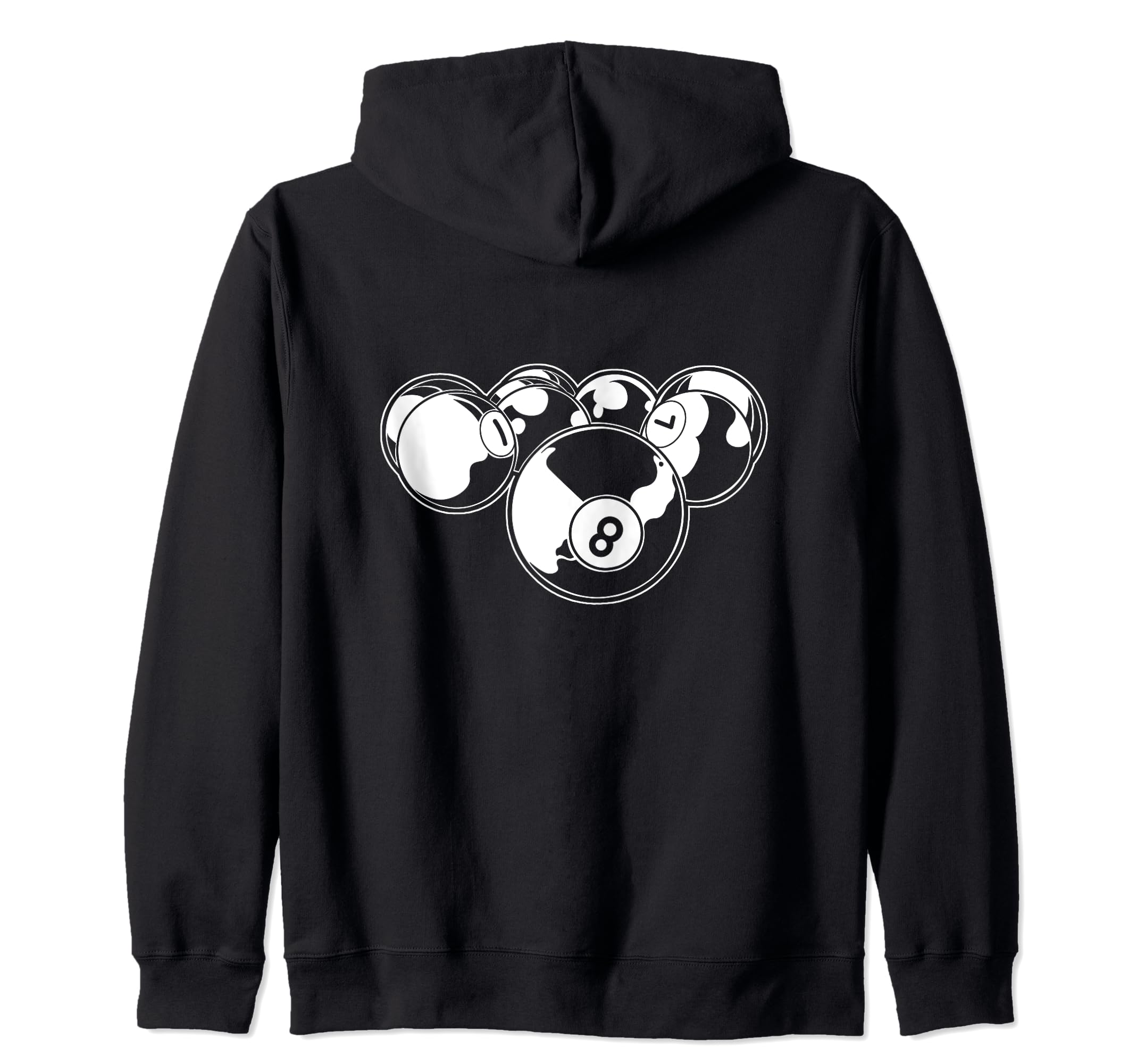 Sweat à Capuche Motif Billard/snooker - 241 G, Coupe Classique - Cadeau Pour Joueurs De Billard, Fans De Snooker