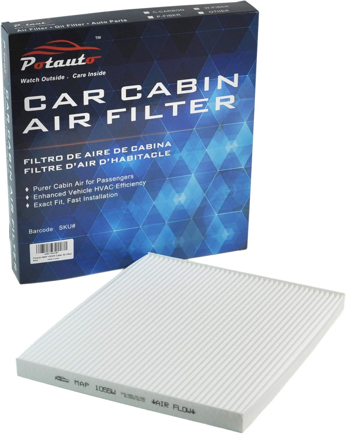 POTAUTO MAP 1055W (CF11776) High Performance Car Cabin Air Filter