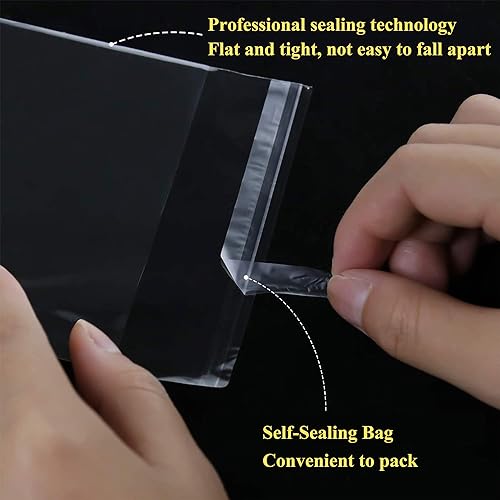 Miniatura 4 de Bolsas de plástico de celofán autosellantes para embalaje, bolsa de polietileno OPP transparente resellable para embalaje de galletas, regalos,