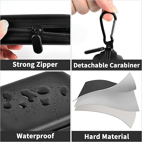 Miniatura 3 de Funda compatible con Samsung T9T7T7 Shield portátil SSD 1TB 2TB 4TB disco duro externo, organizador de transporte de viaje para unidades de estado