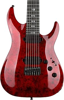 Amazon.com: Schecter C-7 Apocalypse - Red Reign : Musical Instruments