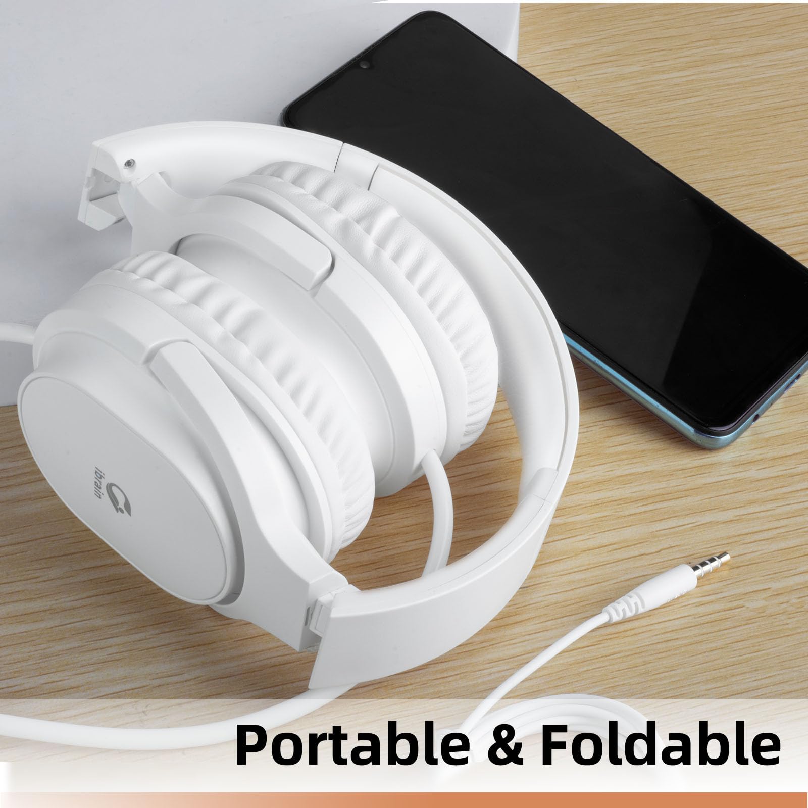 ibrain Casque audio FC08-C (blanc)