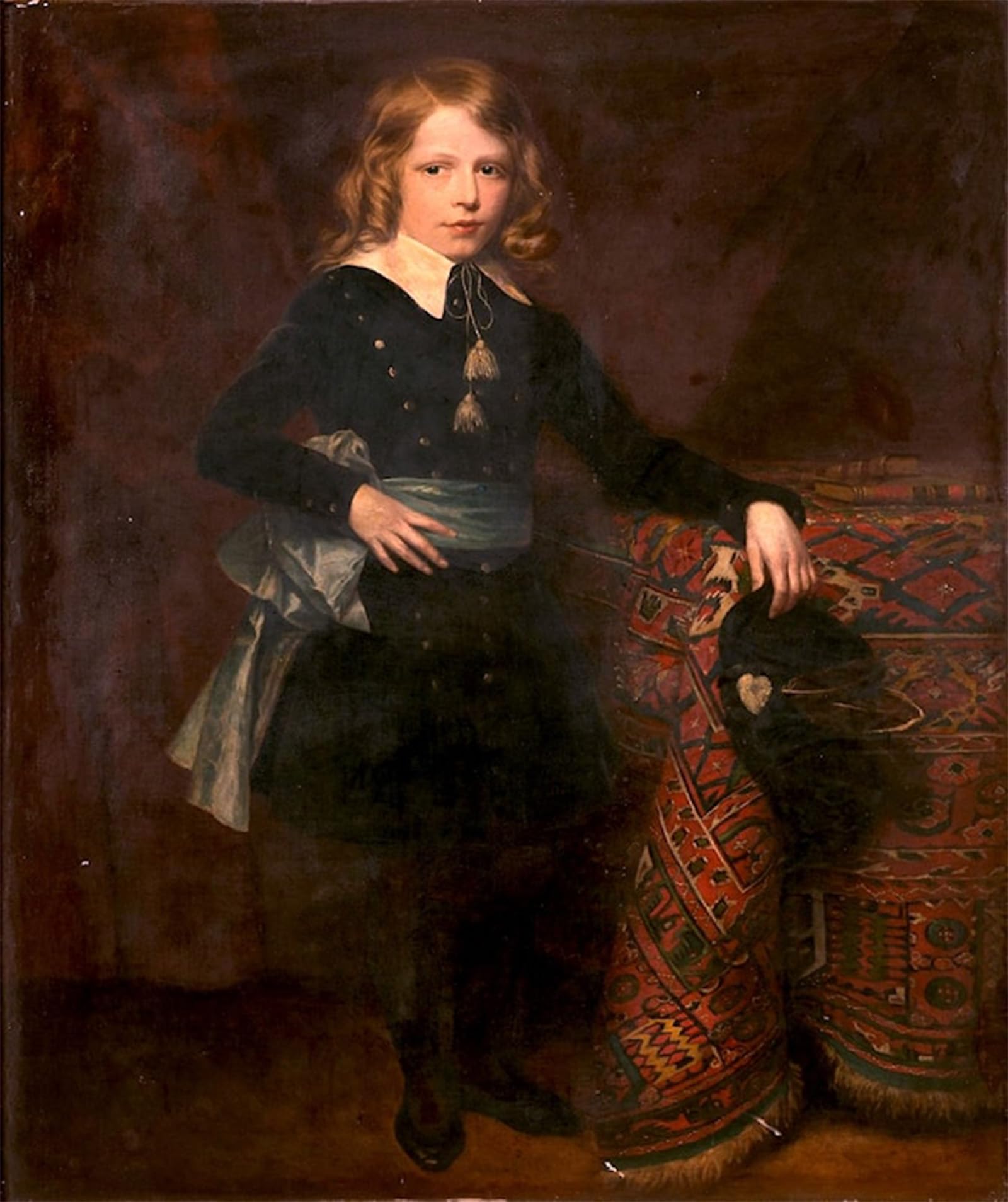 POSTERIIk Vintage Art Print Images Pictures Print Portrait of a Boy by Archer Modern Colour Posters for Office Home Decor 60x90cm