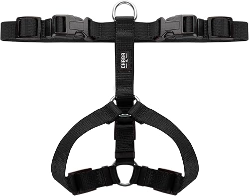 CHABA Harness GUARD 5 Degree Adjustment, Dog Harness, Sizes S-XL, Colors, Best for Dog Spine Safe, Anti-Pull (Black, S) - 8