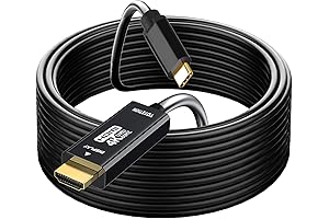 USB C to HDMI Cable 25FT, Thunderbolt 3/4 to HDMI Adapter