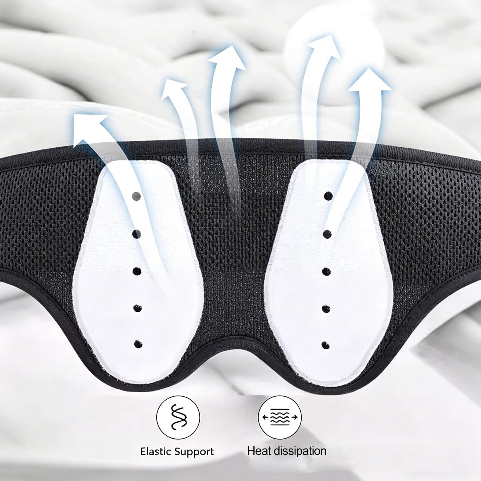 Cintura for Ernia Inguinale for Uomo e Donna, Tutore Regolabile con 2 Cuscinetti Compressivi, Supporto Traspirante for Post-operatorio e Sollievo dal Dolore Inguinale(Bilateral65-75cm)