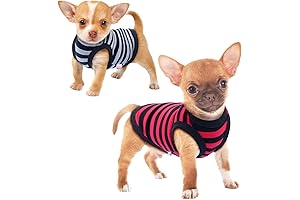 Extra Small Dog Clothes: Frienperro Breathable Cotton XXS Dog Shirt for Small Dogs