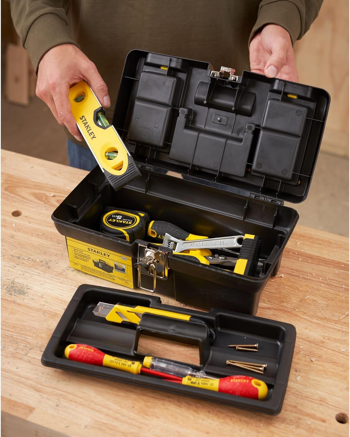 Amazon | STANLEY 工具箱 318×178×130 1-92-064 | ツールボックス