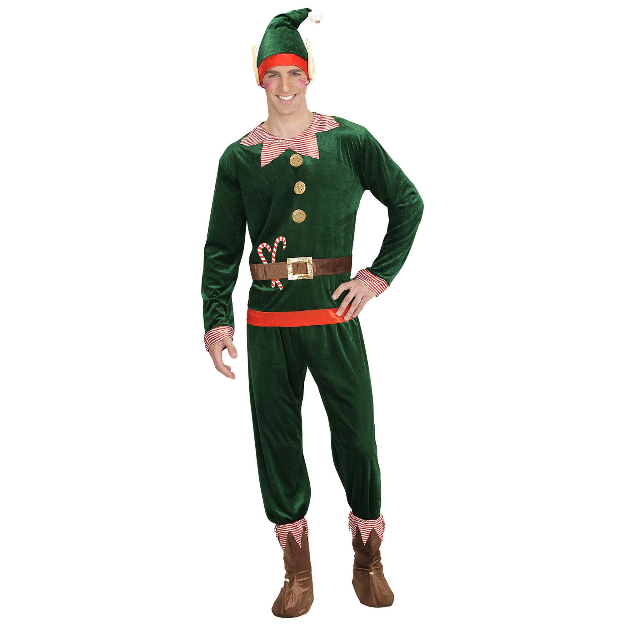 W WIDMANN MILANO Party Fashion - Disfraz elfo ayudante de Papá Noel, Navidad, gnomo, carnaval
