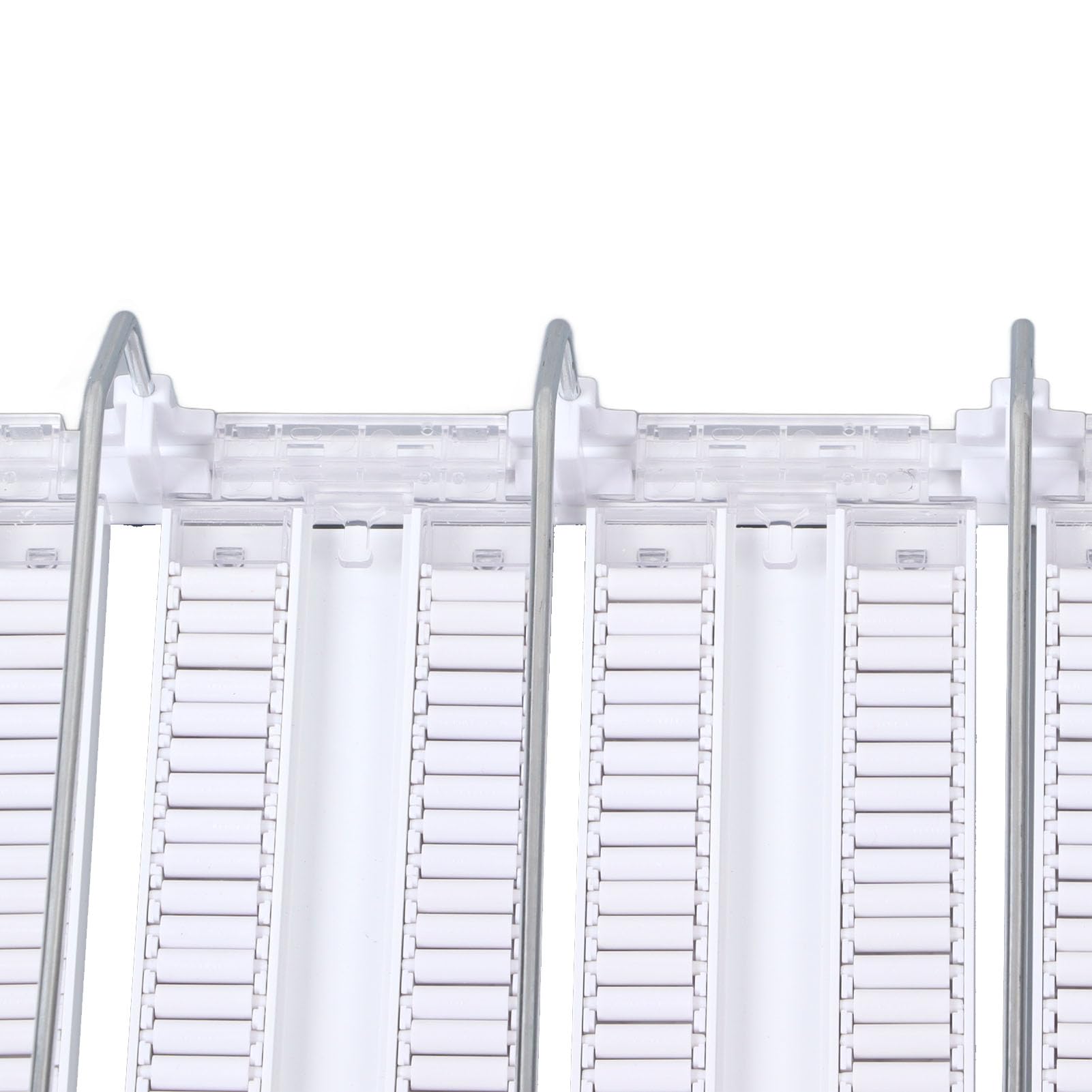 Soporte para Bebidas Autoempujable, Organizador de Latas de Refresco Autoempujable de 6 Filas para Refrigerador, Organizador de Bebidas para Botellas de Cerveza, Soporte para (WHITE)