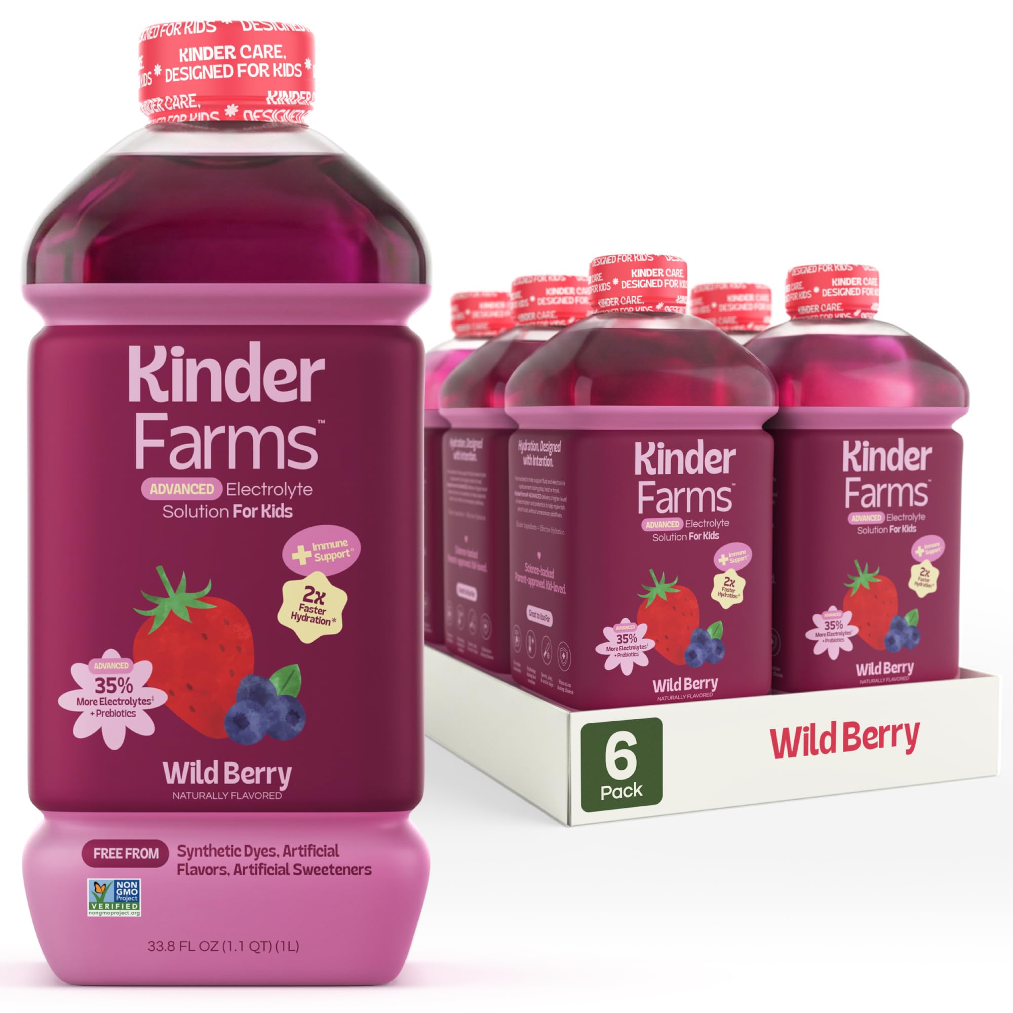 KinderFarms Advanced Electrolyte Solution Wild Berry