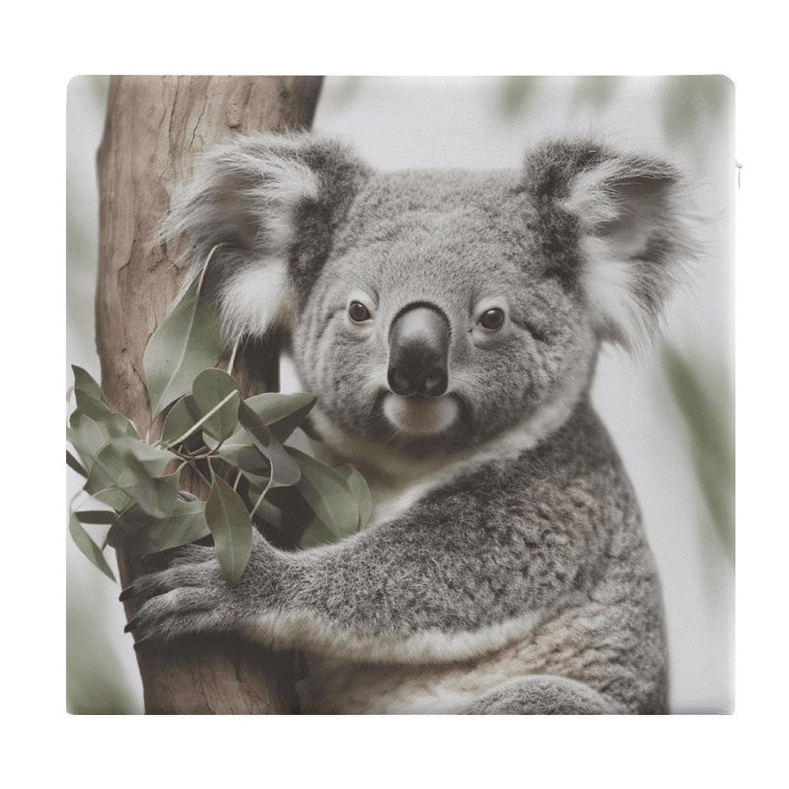 VstaDank Koala Chair Cushion for Dining Chairs Breathable Square Chair Pads Non-Slip Seat Cushions Memory Foam Pad Floor Pillow for Meditation Or Yoga 13.8”x15”