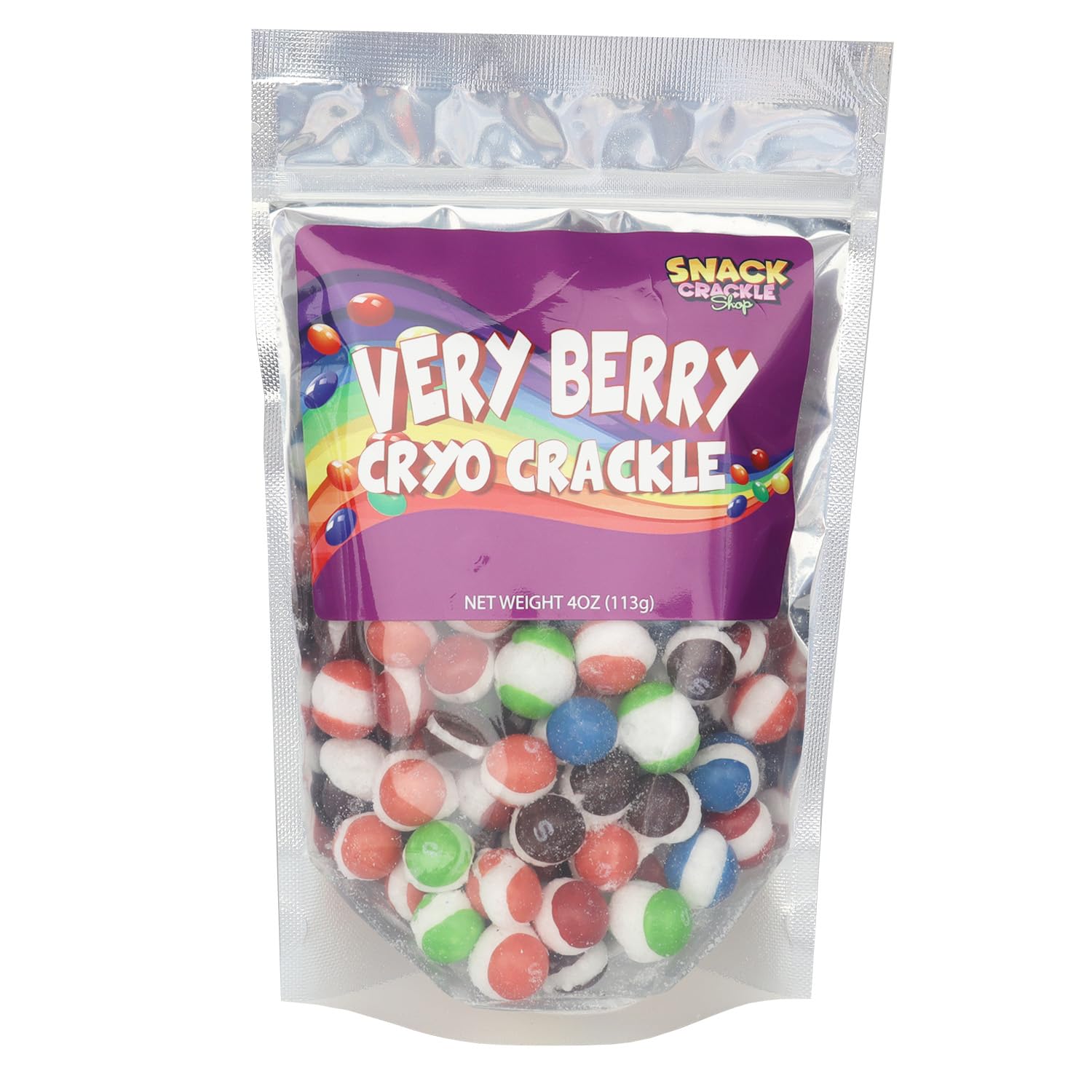 Snack Crackle Shop - Verry Berry Cryo Crackle, Freeze Dried Skizzles 4oz