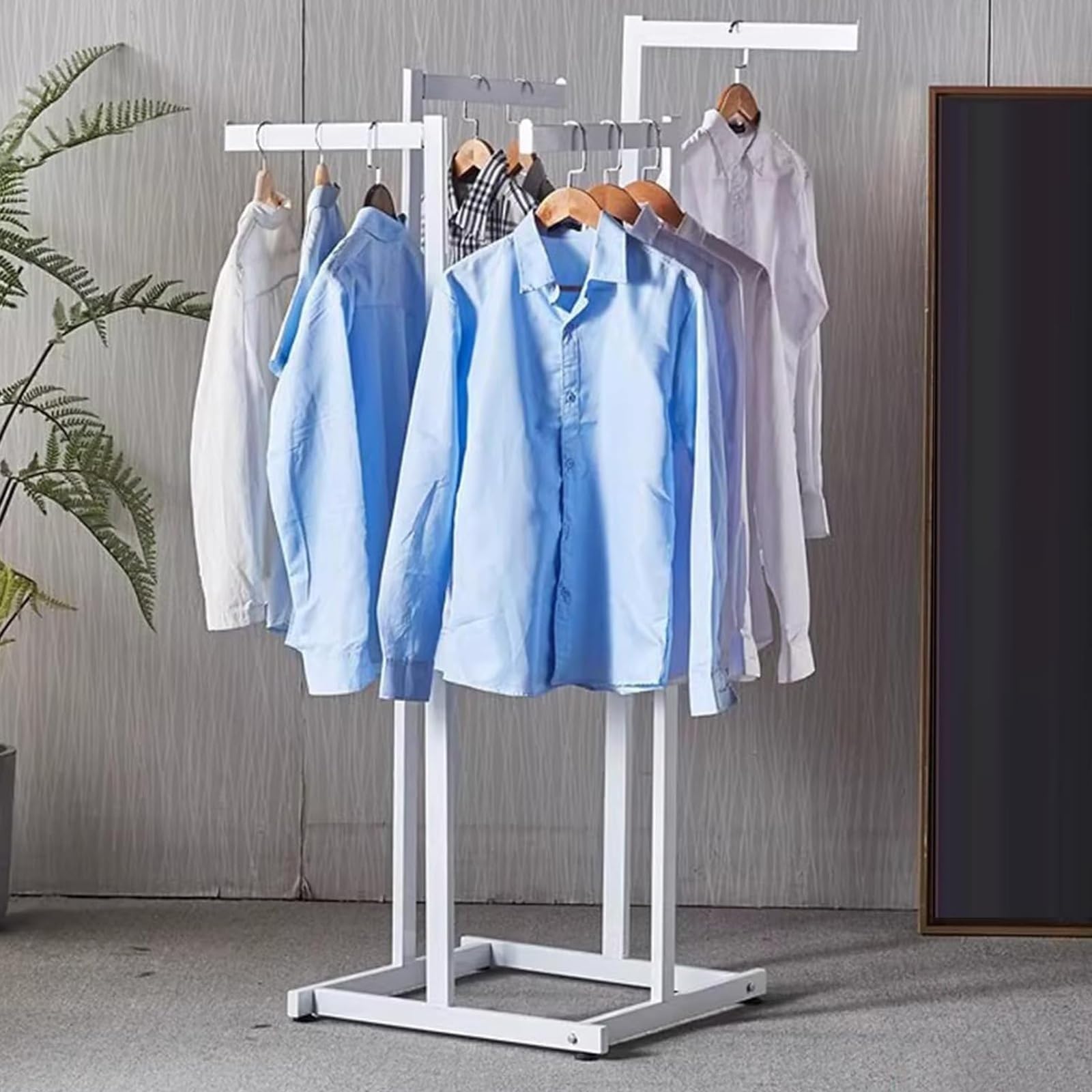 Amazon.co.jp: 衣類小売ディスプレイ用ラック - ハンガー収納ラック