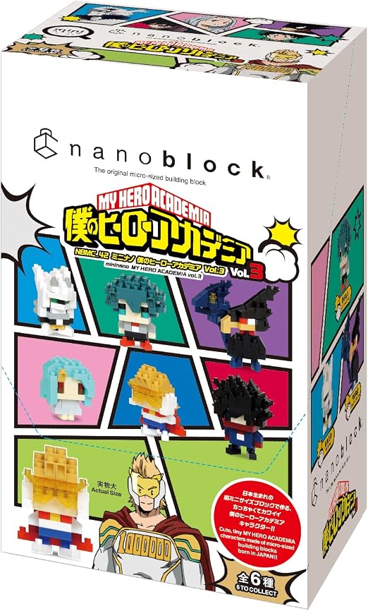 Amazon Com Nanoblock My Hero Academia My Hero Academia Vol 3 Blind Box Complete Set Nanoblock Mininano Series Building Kit Multi Nan Everything Else