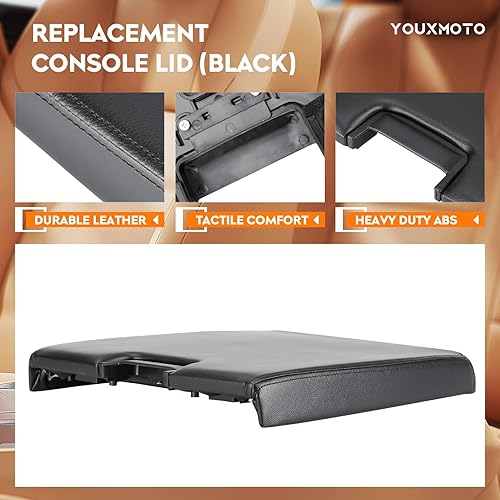 Miniatura 2 de Youxmoto Tapa de consola central 07-14 apta para Chevy Silverado 1500 2500HD 3500TahoeSuburban funda para reposabrazos para GMC Sierra Yukon 2007