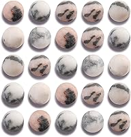 Vista 30 de 100 cuentas de hematita negra lisa natural de 0.236 pulgadas (0.236 in), cuentas redondas sueltas de piedra para fabricación de joyas con cordón