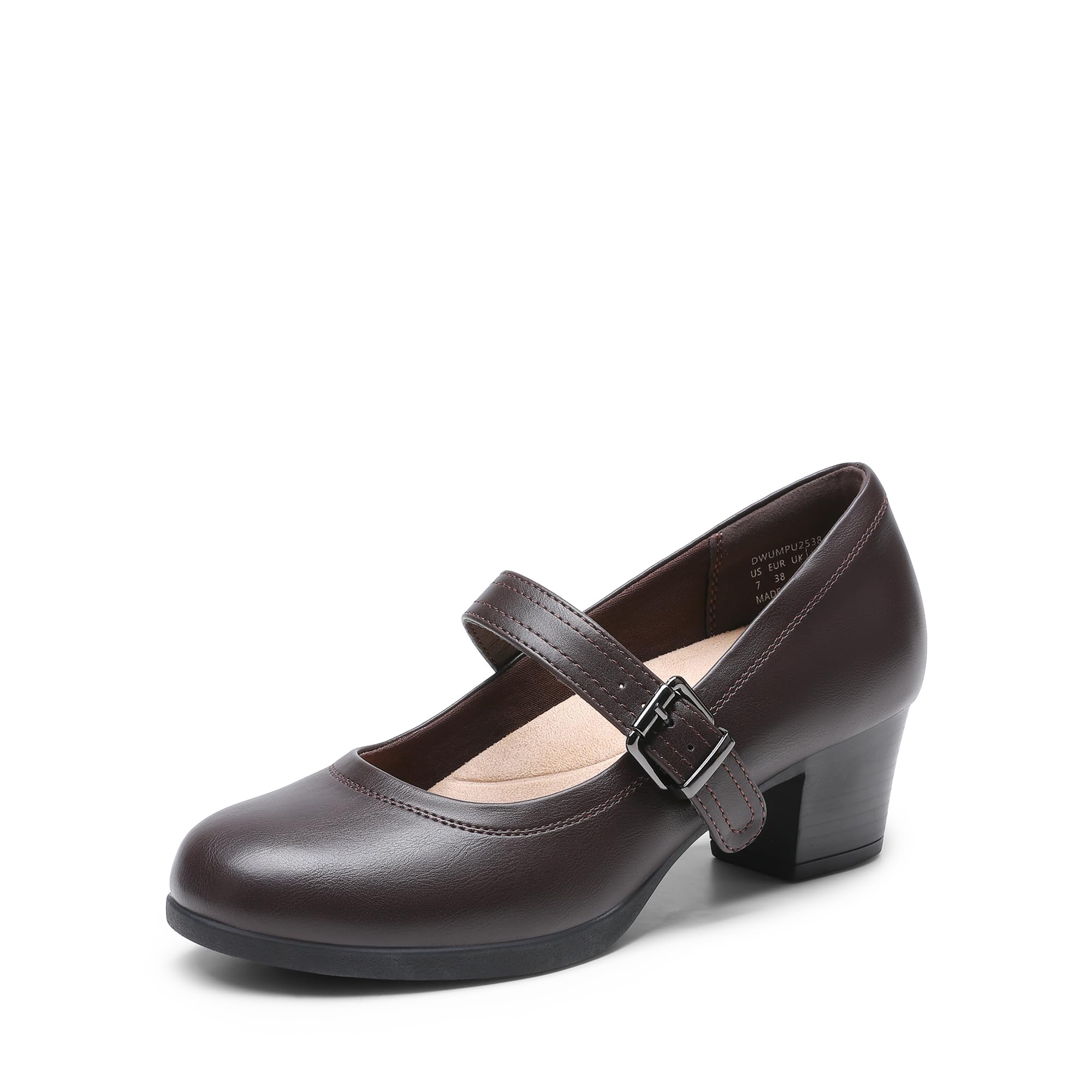 Carel Leren Patent Amandel Teen Pumps met Bandjes Black Dames