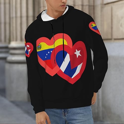 Miniatura 7 de Men's Pullover Heavyweight Fleece Hoodie Vintage Hoodies Long Sleeve Casual Sweatshirt with Pocket for Men