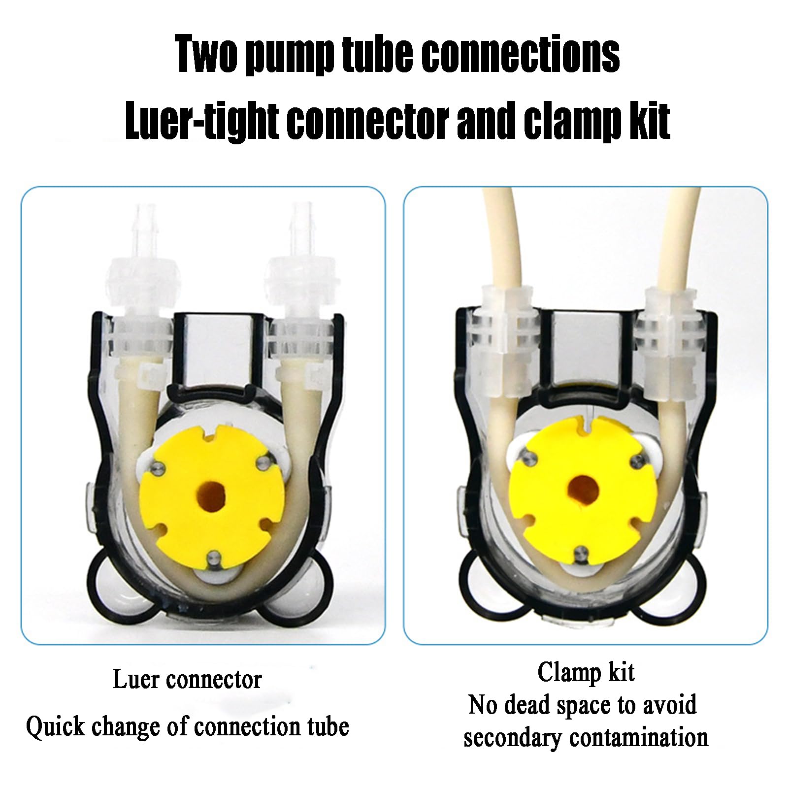 Schlauchpumpe, Labor-Präzisions-Dosierpumpe, Schlauchpumpe Zur Titration Von Nährlösungen Für Aquarien, WLAN-Fernbedienung, ≤100 Ml/min, 3 Rotoren KPAS100