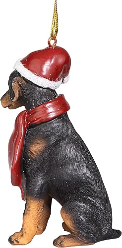 Vista 160 de Design Toscano - Figura de perro para decoración navideña.