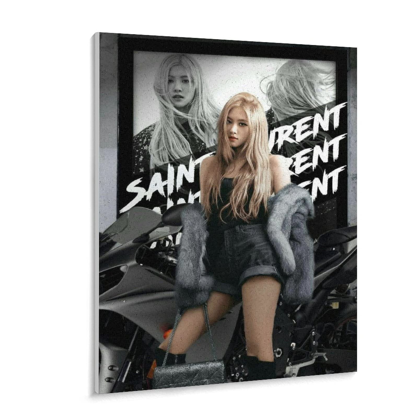 Puzzle en papier avec affiches Blackpink Rose for groupe de filles