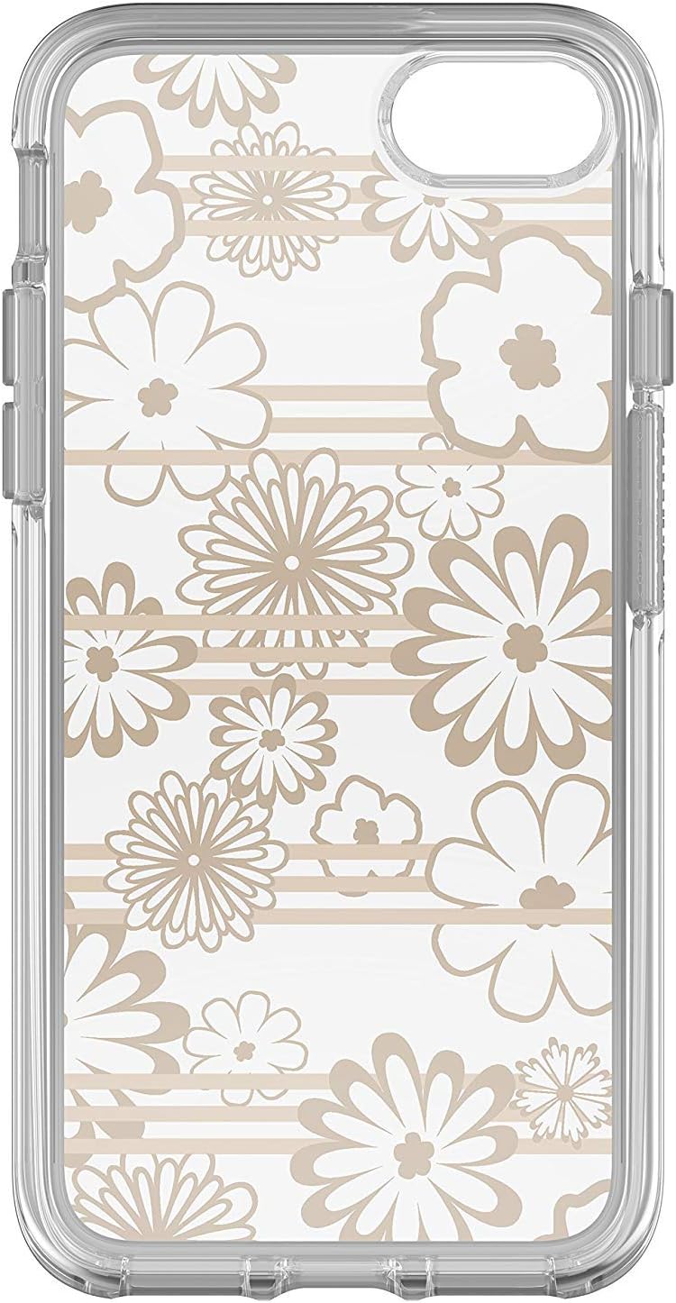 OtterBox Symmetry Series Case for iPhone 8 & iPhone 7 (NOT Plus) - Bulk Packaging - Drive Me Daisy Clear